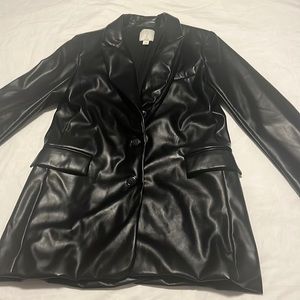 Faux Leather Jacket!